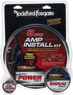 🎧 enhance your audio experience with rockford fosgate 8 awg amplifier install kit and interconnect logo