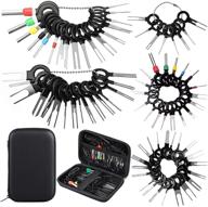 🔧 vignee terminal removal tool kit - 80pcs pin terminal extractor kit for cars, wire connector pin release key extractor tools set - ideal for most connector terminals - includes protective bag logo