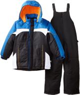 🧥 stylish rothschild colorblock snowsuit for small boys - black | boys' clothing at its finest logo