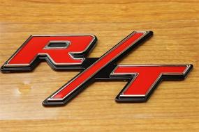 img 4 attached to 🚘 Dodge Jeep Chrysler Ram RT R/T Emblem Logo Decal Charger Challenger 300 Mopar: Enhance Your Vehicle's Style with Authentic Emblems