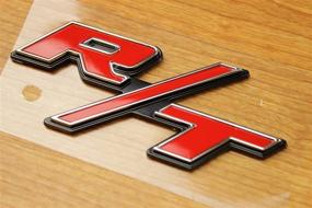 img 2 attached to 🚘 Dodge Jeep Chrysler Ram RT R/T Emblem Logo Decal Charger Challenger 300 Mopar: Enhance Your Vehicle's Style with Authentic Emblems