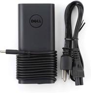 💡 dell 130-watt 3-prong ac adapter: reliable power with a 6 ft power cord logo