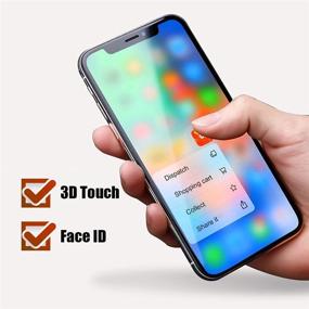 img 2 attached to 📱 Высококачественная замена экрана FFtopu для iPhone XR с ЖК-дисплеем и цифровым сенсорным экраном 3D Touch - совместима с iPhone XR A1984, A2105, A2106, A2108 (6,1") - включает защитный экран и клейкие полоски