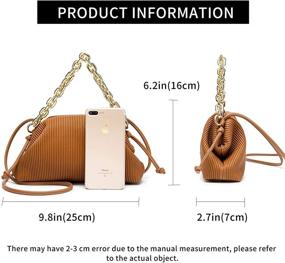 img 3 attached to Dumpling Shoulder Designer Handbag Crossbody Women's Handbags & Wallets for Shoulder Bags