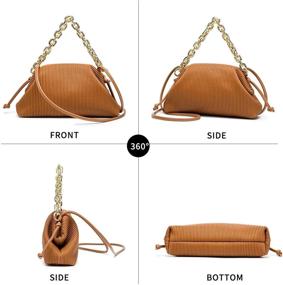 img 2 attached to Dumpling Shoulder Designer Handbag Crossbody Women's Handbags & Wallets for Shoulder Bags