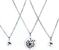 foxjwel dandelion necklace daughter necklaces logo