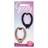 💇 enhanced seo: goody ouchless flex small updo hair barrettes - 2 count (3-pack) logo