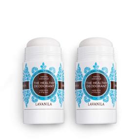 img 4 attached to 🌱 Lavanila Healthy Deodorant Bundle: Aluminum-Free, Vegan, Clean, and Natural Vanilla Coconut Scent - 2 Pack (2 oz Deodorants)