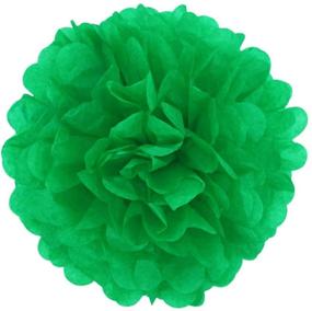 img 1 attached to 🌸 Whimsical Mix Green Tissue Paper Pom-poms: 16PCS 6", 8", 12" Flower Ball Decorations for Weddings, Parties, and Outdoor Events