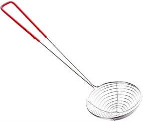 img 3 attached to 🍜 Hemoton 6Pcs Skimmer Slotted Spoon Boba Pearl Scoop Strainers Colander Stainless Steel Kitchen Strainer Ladle for Frying Food Pasta Spaghetti Noodle - Top-rated Stainless Steel Slotted Spoon Set