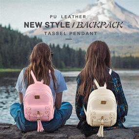 img 3 attached to Рюкзак с кисточками Kawaii Leather Daypack