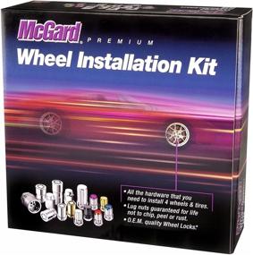 img 2 attached to 🔧 McGard 84538 Black Bulge Style Cone Seat Wheel Installation Kit for 5-Lug Wheels with M12 x 1.5 Thread Size