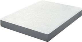 img 1 attached to 😴 Olee Sleep 9 Inch Ventilated Gel Infused Memory Foam Mattress: Certified, Gray, Full - A Superior Sleep Experience