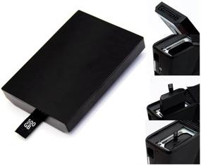 img 2 attached to 🔧 Ximimark Internal HDD Caddy Case Shell for Xbox 360 Slim (2-Pack) - Replacement Enclosure for 20-500GB Hard Disk Drive
