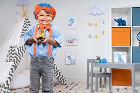 img 3 attached to 🎩 Blippi Dress Up Set with Stylish Suspenders