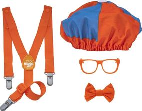 img 1 attached to 🎩 Blippi Dress Up Set with Stylish Suspenders