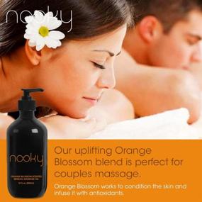 img 3 attached to 🍊 Nooky Orange Blossom Massage Oil with Jojoba and Essential Oils - 16 fl. oz. Ideal for Massaging