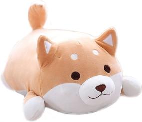 img 4 attached to 🐶 MISS TUTU Shiba Inu Dog Plush Throw Pillow: Soft and Lifelike Animal Pillows, Ideal as a Plush Toy