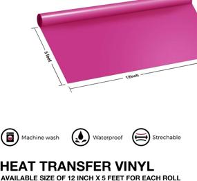 img 2 attached to Heat Transfer Vinyl Bundle: JANDJPACKAGING Sewing Essential for Easy Apparel Customization