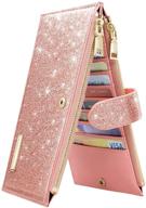 💎 coco rossi glitter organizer women's wallets - your perfect sparkling accessory! logo