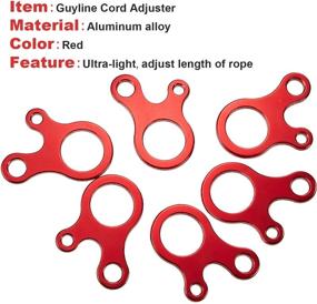 img 2 attached to SATINIOR Aluminum Adjuster Tensioners Adjusters Outdoor Recreation