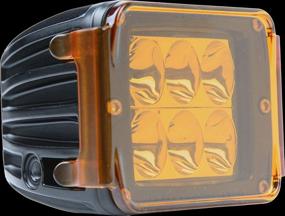 img 1 attached to 🔦 Rigid Industries 201933 Light Cover - D-Series, 3" Amber Universal - Get Yours Today!