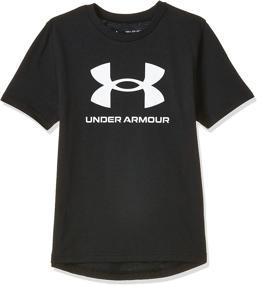 img 3 attached to 👕 Спортивная футболка Under Armour Sportstyle с коротким рукавом - идеальная одежда для активного образа жизни мальчиков.