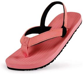 img 3 attached to 👣 Indosole Toddler's ESSNTLS Flip Flops: Vegan & Eco-Friendly with Non-Marking Tire Sole, Arch Support, Waterproof