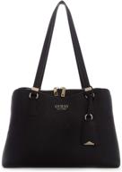 guess сумка-портфель через плечо, черная логотип
