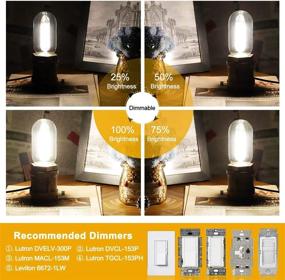 img 1 attached to CRLight Dimmable Lengthened Filament Industrial Electrical: Efficient and Versatile Lighting Solution