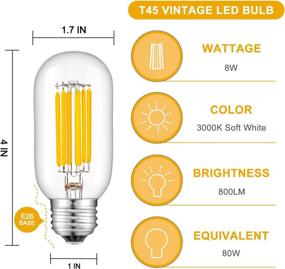 img 3 attached to CRLight Dimmable Lengthened Filament Industrial Electrical: Efficient and Versatile Lighting Solution