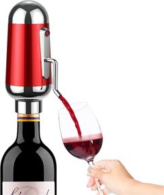 img 4 attached to 🍷 ADWSET Electric Wine Aerator Pourer: Smart 1-Button Dispenser for Perfect Wine Pour