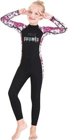 img 2 attached to Piece Swimsuit Protective Guard Swimwear Sports & Fitness for Water Sports