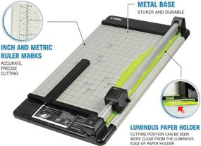 img 2 attached to CARL 18-inch Heavy 📏 Duty Rotary Paper Trimmer - 12238