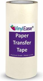 img 4 attached to Vinyl Ease 12 inch x 100ft Paper Transfer Tape: Medium-High Tack Adhesive for Decals, Signs & More (American Made)