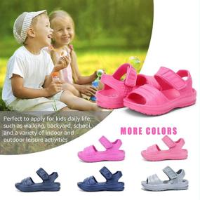 img 3 attached to 👟 Non Slip Athletic Boys' Shoes and Sandals - STQ Toddler Sandals