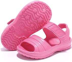 img 4 attached to 👟 Non Slip Athletic Boys' Shoes and Sandals - STQ Toddler Sandals