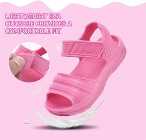 img 2 attached to 👟 Non Slip Athletic Boys' Shoes and Sandals - STQ Toddler Sandals