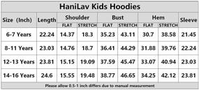 img 1 attached to 👕 HaniLav Unisex Kid's 3D Print Hoodies Sweatshirts Pullover Boys & Girls 6-16Y