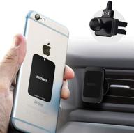 wuteku magnetic cell phone vent holder kit for car - universal compatibility with all vehicles, phones, and tablets - premium vent mount - iphone xr, xs, 8, 7, galaxy s9, s8 compatible - pro driver endorsed logo