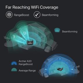 img 1 attached to 🔌 TP-Link Archer A20: Advanced AC4000 Smart WiFi Router with MU-MIMO, VPN Server, and Antivirus/Parental Control