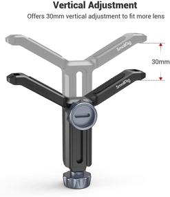 img 1 attached to Держатель объектива для стабилизатора DJI RS 2 / RS2 - 2850: Регулируемая по высоте компанией SMALLRIG Camera.