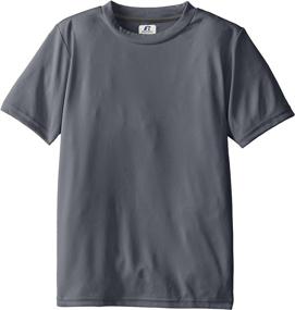 img 1 attached to 👕 Boys' Youth Short Sleeve Performance Tee by Russell Athletic