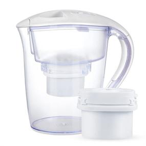img 4 attached to 🚰 Fuhaieec Water Filter Pitchers: Powerful 10-Cup Ion and Aquelen Filtration System - Removes Chlorine, Lead, BPA, Heavy Metals, and Lime-Scale