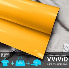 img 4 attached to 🌞 Sun Yellow VViViD Heavy-Duty Iron-on HTV Film - 12" x 6ft Roll