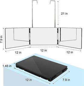 img 3 attached to Портативное регулируемое телескопическое зеркало для стрижки волос