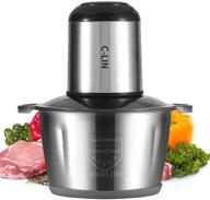 grinder chopper stainless processor vegetables logo