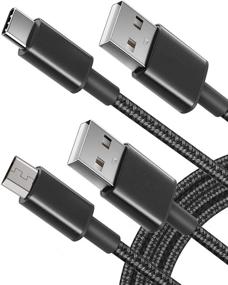 img 4 attached to ⚡️ Extra Long 6.6 Ft Micro USB Charging Cable & USB C Cord for Kindle Fire HD, HDX 6", 7", 8.9", 9.7", Fire 6, 7, 8, 10 and Kindle E-Reader - Enhanced SEO