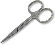 🔪 anex professional embroidery & craft small precision scissors: all metal stainless steel, 3.5 inches, straight blade type - silver logo