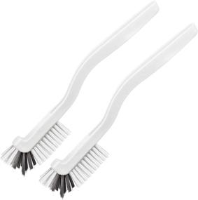 img 4 attached to 🧹 SHUNWEI Small Cleaning Brush Set - Versatile Scrub Brushes for Kitchen, Bathroom, and Household Use